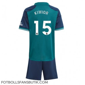 Arsenal Jakub Kiwior #15 Replika Tredje Tröja Barn 2023-24 Kortärmad (+ Korta byxor)